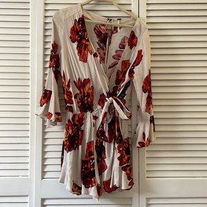 free people all the right ruffles romper